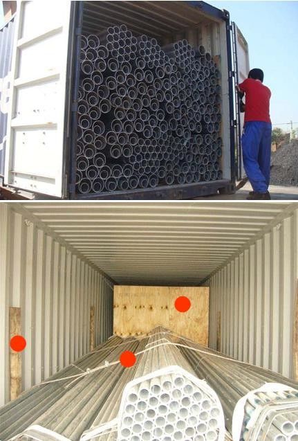ERW a soudé le tube en acier du tube A36 Q235 LSAW SSAW de tuyau d'acier au carbone pour la construction 6