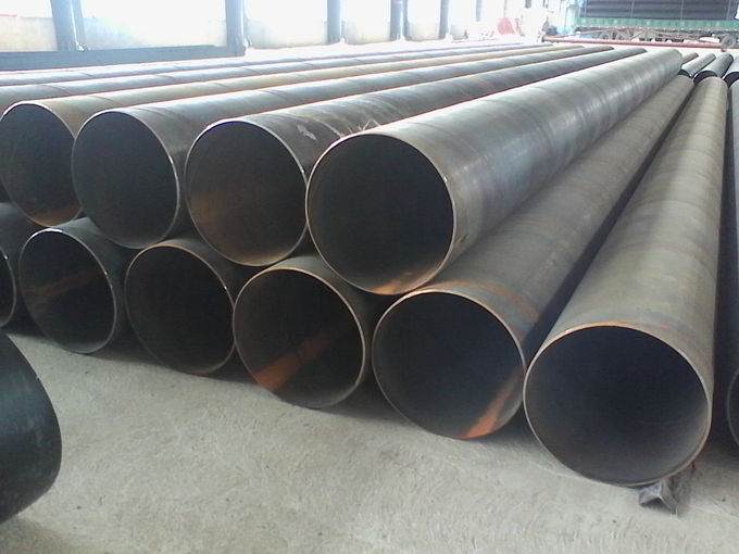 ERW a soudé le tube en acier du tube A36 Q235 LSAW SSAW de tuyau d'acier au carbone pour la construction 1